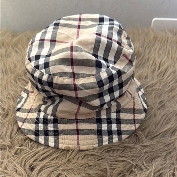 Burberry Stone Check cotton twill bucket hat - Picture 3 of 7
